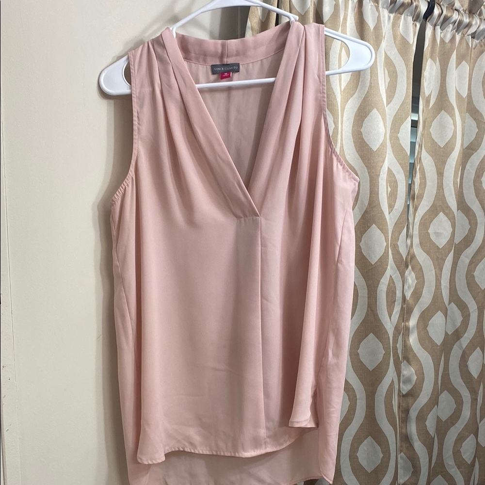 Vince Camuto Light Pink Sleeveless Blouse